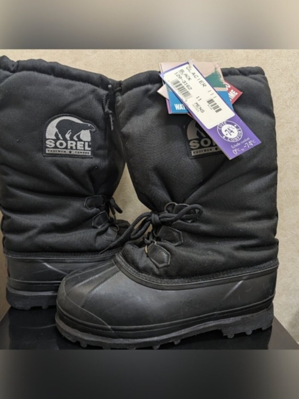 Sorel Kaufman Canada men's Chunky Snow Boots Size 11 New With Tags